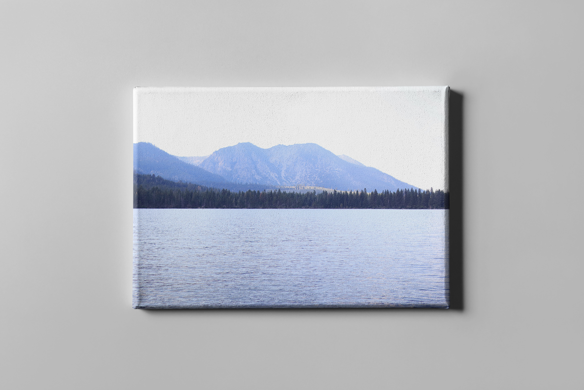 Fallen Leaf Lake Photography on Canvas