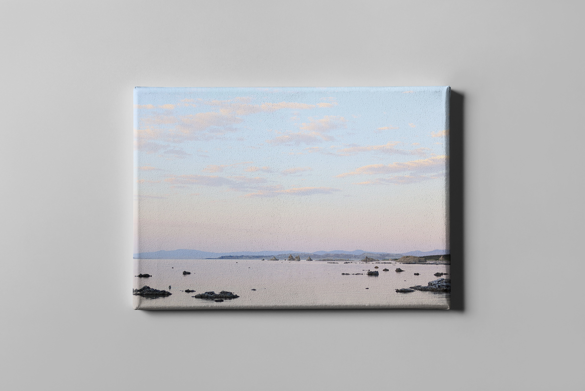 Mono Lake Sunset Photography on Canvas