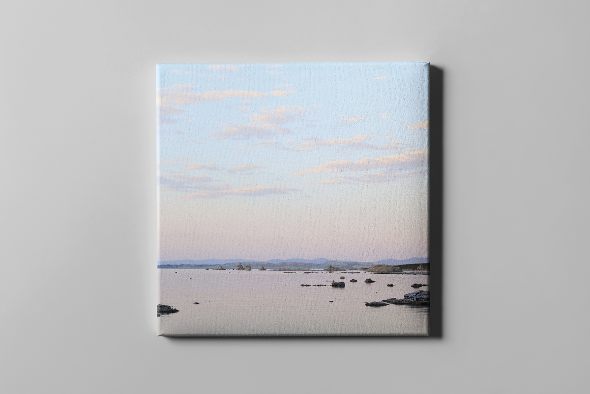Mono Lake Sunset Photography on Canvas