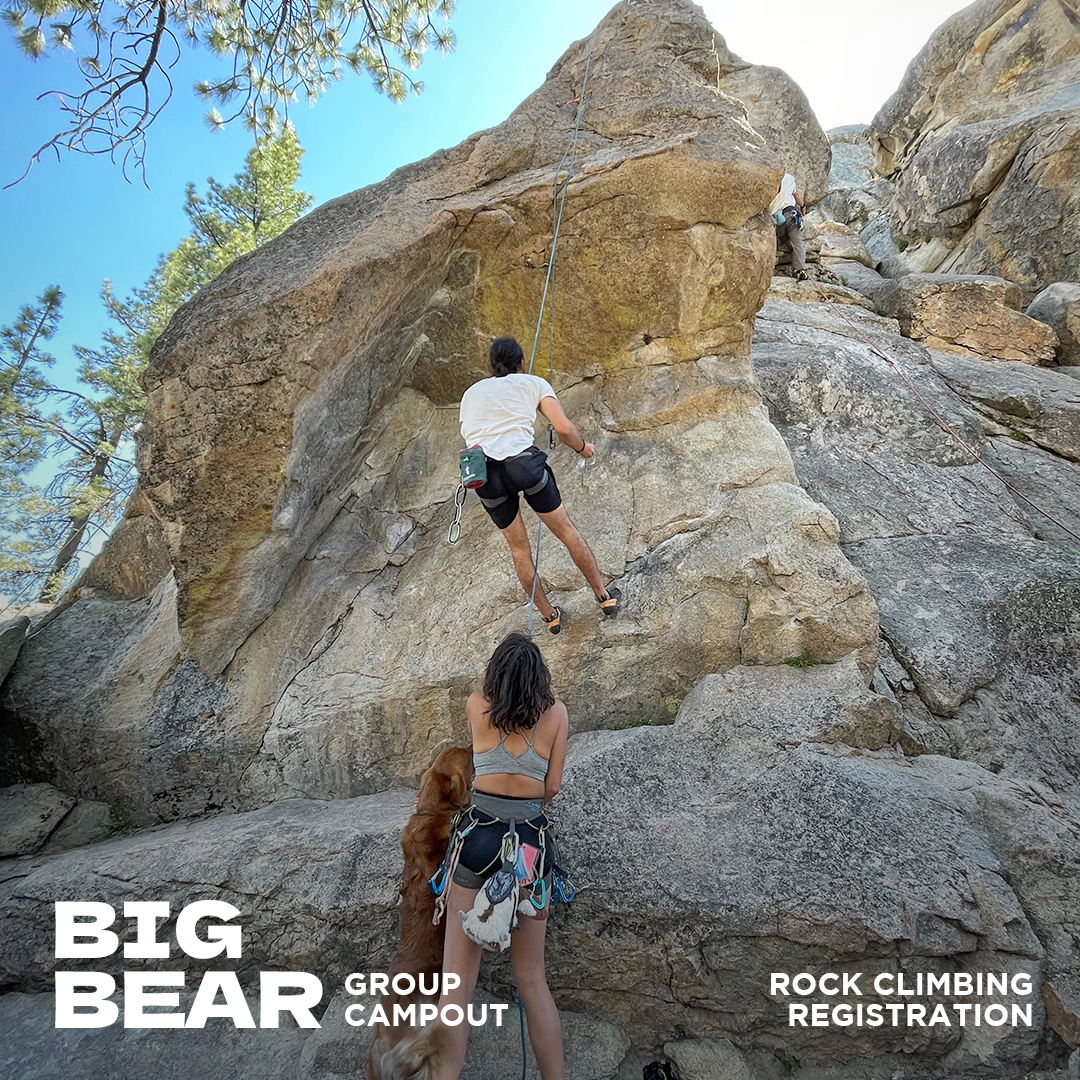 Rock Climbing Registration for the Big Bear Group Campout
